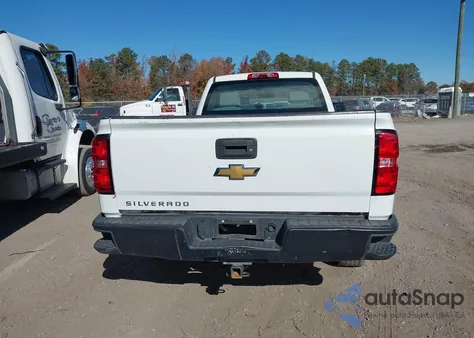 2016 Chevrolet Silverado 1500 Wt из США, поврежденный, VIN 1GCNCNEH3GZ393586